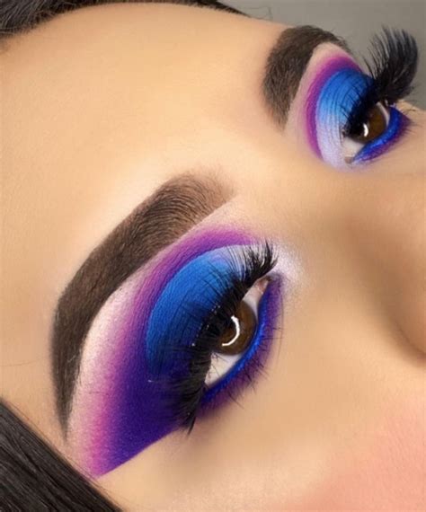 47 Cute Makeup Looks To Recreate Cobalt Blue And Purple Makeup