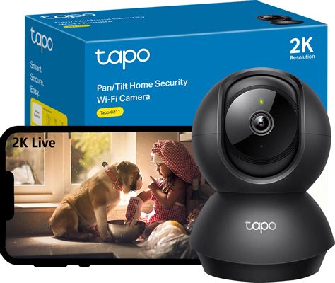 Tp Link Tapo C K Qhd Pan Tilt Ai Home Security Wi Fi Camera