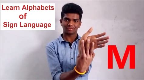 Learn Indian Sign Language Lesson 1 Alphabets Youtube