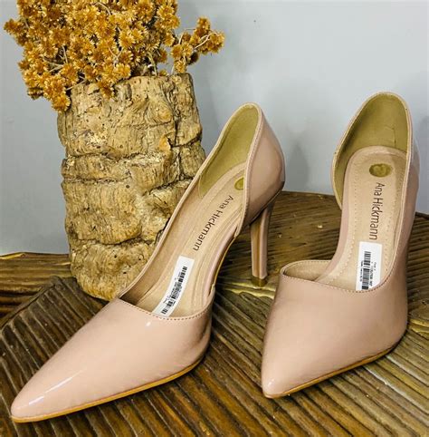 Scarpin Nude Sapato Feminino Ana Hickmann Nunca Usado 82812309 Enjoei