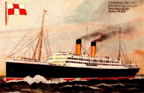 Rms Empress Of Ireland 1906 1914 Her Tragic Final Voyage