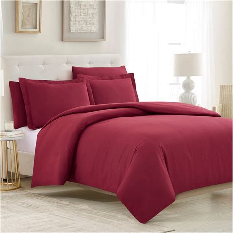 Mellanni Duvet Cover Set Iconic Collection Double Brushed Microfiber 5