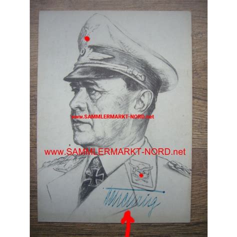 Generalfeldmarschall Albert Kesselring Autograph Sammlermarkt Nord