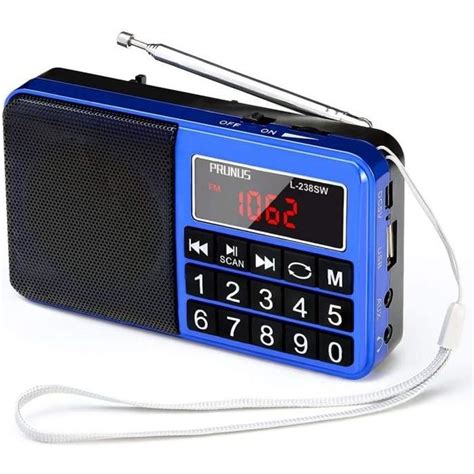 Radio Portable FM AM MW SW USB Micro SD MP3 Poste Radio Avec Grands