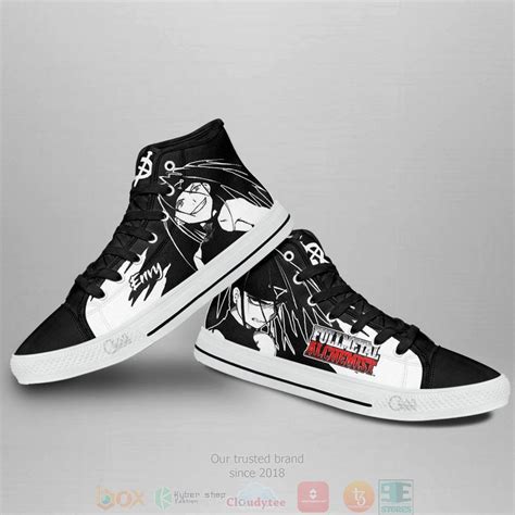 HOT Fullmetal Alchemist Envy Anime Canvas High Top Sneaker Boxbox