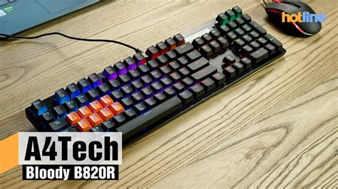 Bloody B820R – обзор игровой механической клавиатуры - YouTube
