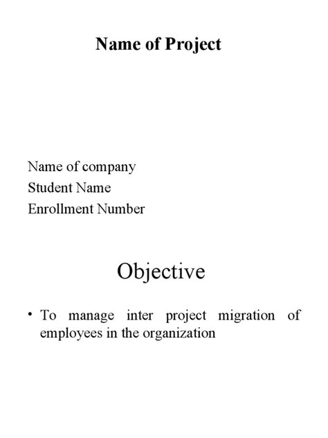 Project Presentation Format and Example | PDF | Databases | Software ...