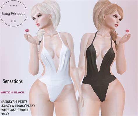 Second Life Marketplace [sexy Princess] Sensations White And Black