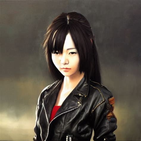 Krea Ai Perfect Realistic Oil Painting Of Close Up Japane