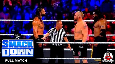 Roman Reigns Vs Brock Lesnar Veer Mahaan 1v2 Handicap Match YouTube