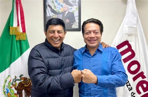 Gobernador Electo De Oaxaca Salom N Jara Se Re Ne Con Presidente