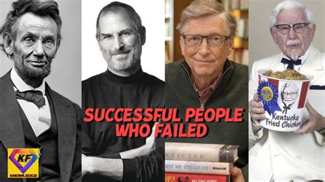 Successful People Who Failed At First Successful Person Who Failed