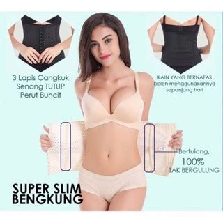 Jomcantik Badan Bengkung Tulang Ultraslim Girdle Corset Tummy Control