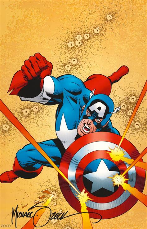 Captain America Steve Rogers By Mike Zeck Captain America Comic