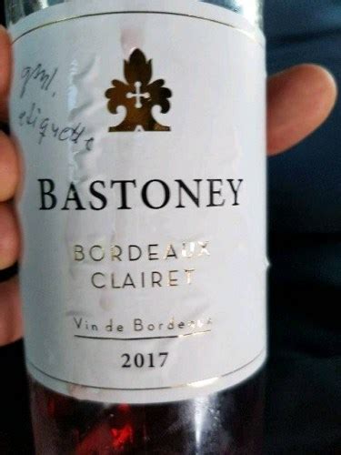 2018 Chateau Bastoney Bordeaux Clairet Vivino US