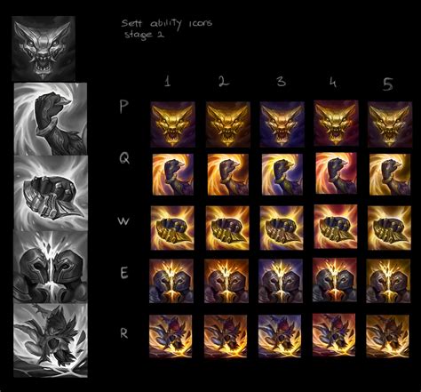 Artstation Sett Champion Ability Icons Angelina Chernyak Icon