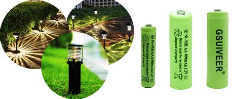 Ni Mh Aaa 600mah 1 2v Triple A Rechargeable Batteries For Outdoor Garden Solar Light Lamp 4pcs