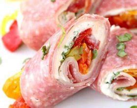 Caesar BLT Pinwheels Roll Ups By The Recipes