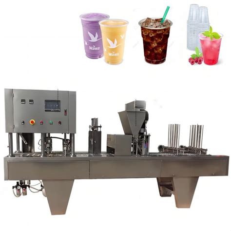 Ice Cube Cup Filling Capping Machine Tube Ice Filling Machine