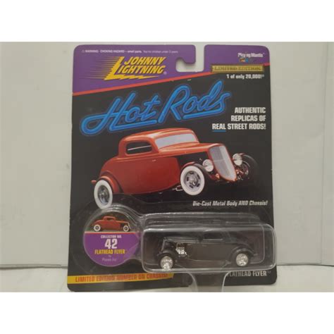 FLATHEAD FLYER 42 HOT ROTS 1 64 JOHNNY LIGHTNING BCN STOCK CARS