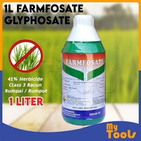 Liter Farmfosate Glyphosate Herbicide Class Racun Rumpai