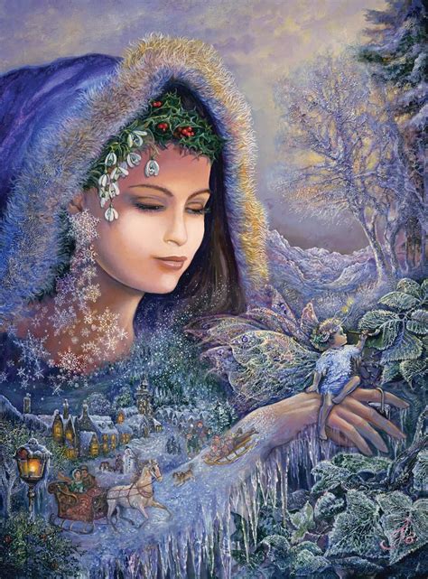 Buffalo Games Josephine Wall Spirit Of Winter Glitter Edition