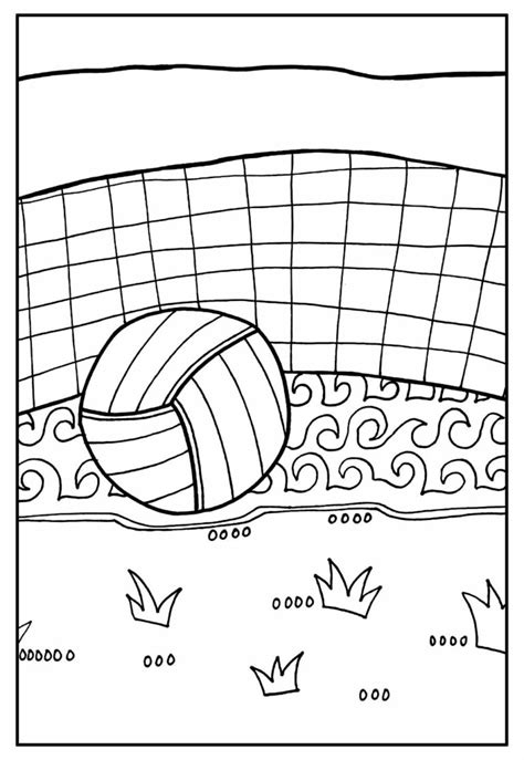 Desenhos De Voleibol Para Colorir Bora Colorir