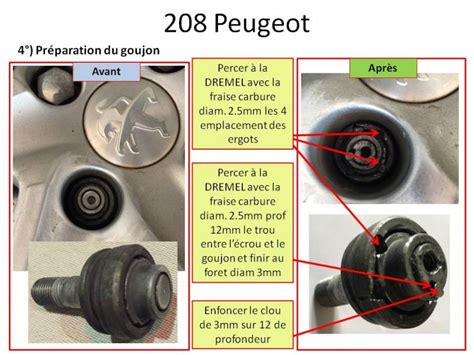 Tuto Ecrou Antivol Peugeot Cass Forum Peugeot