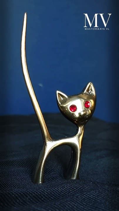 кошка из металла #handmade - YouTube