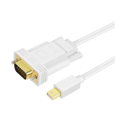 Mini Displayport To Vga Adapter Cable 6ft Thunderbolt 2 Compatible