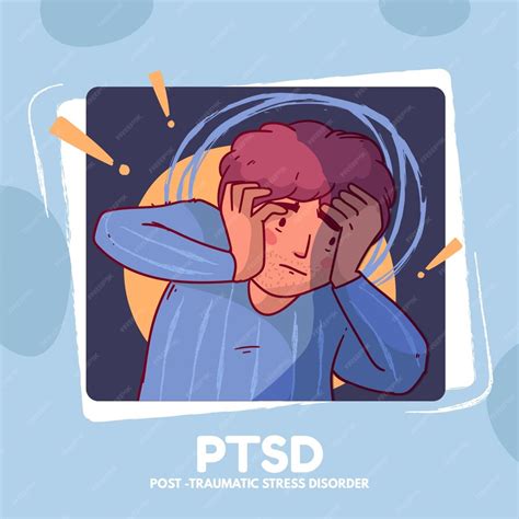 Free Vector Hand Drawn Ptsd Illustration