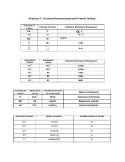 File No Exercise Chemical Formula Writing And Naming Of Compounds