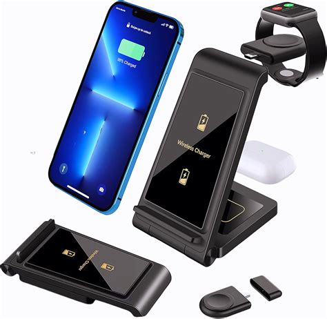 Yalander 3 In 1 Folding Wireless Charger For Apple