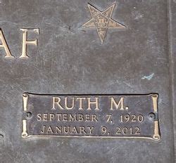 Ruth Maxine Gragg Shoaf Find A Grave Memorial