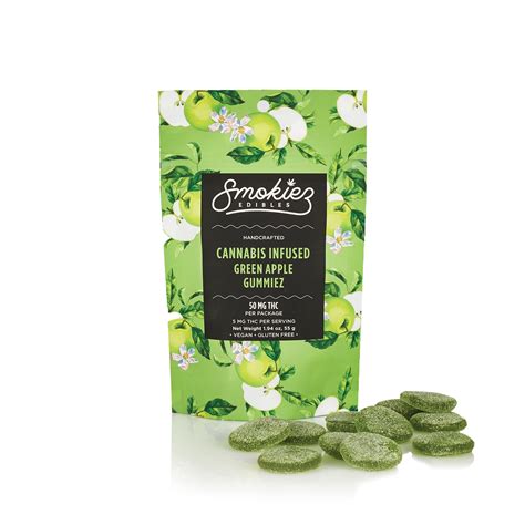 Smokiez Beneleaves Smokiez Sweet Green Apple Gummies 100mg Thc 10pk Craft Cannabis