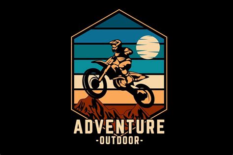 Adventure Outdoor Silhouette Design Retro Style 2948174 Vector Art At