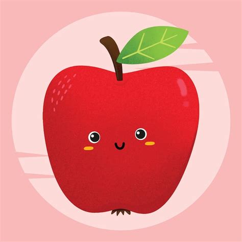 Premium Vector | Funny Apple Vector