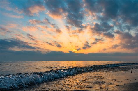 Free fotobanka pláž moře pobřeží voda písek oceán horizont