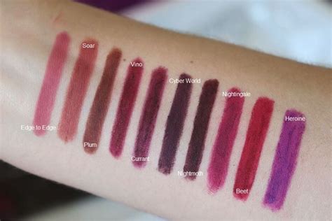 Mac Lip Liner Swatches Review From Soar To Spice Mac Lip Liner