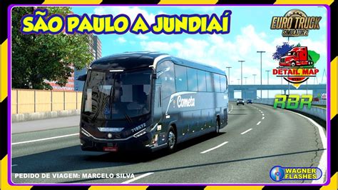 MOD BUS ETS2 DE SÃO PAULO A JUNDIAÍ A COMETA NO MARCOPOLO G8 1200