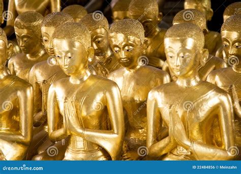 Buddhas In The Temple Stock Photo Image Of Warship Peace 22484856