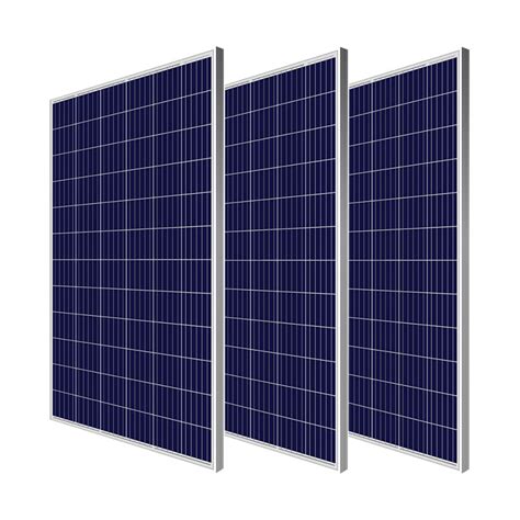 Ip68 Waterproof Silicon Multicrystalline Solar Panel 340w 72 Cells