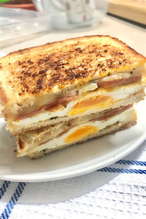 Easy Salami Egg And Cheese Sandwich - Zesty Limes