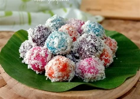 Resep Klepon Warna Warni Oleh Mamah Galang Cookpad