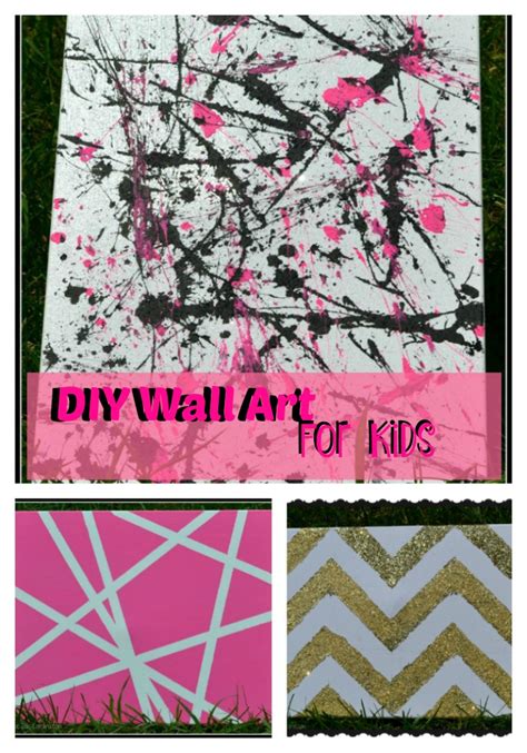 DIY Wall Art For Kids - Katie Talks Carolina