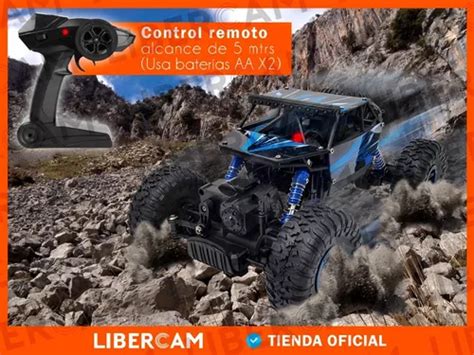 Auto A Radio Control Remoto 4x4 Recargable Todo Terreno Color Rojo En