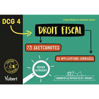 DCG 4 Droit fiscal 65 sketchnotes et des exercices corrigés pour