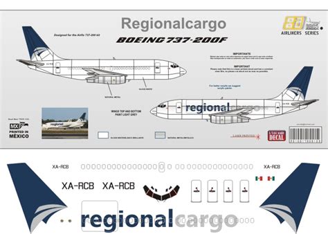 Adecs Decals Catalogue Regional Cargo