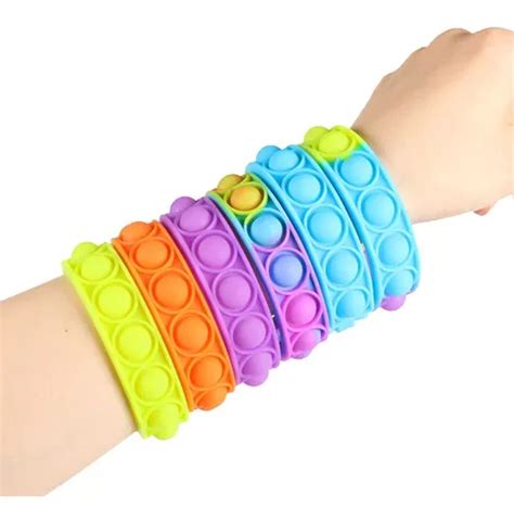 Pulseira Pop It Fidget Toys Tik Tok Anti Stress Sensorial Mercadolivre