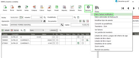 C Mo Realizar Facturas Rectificativas En Sage